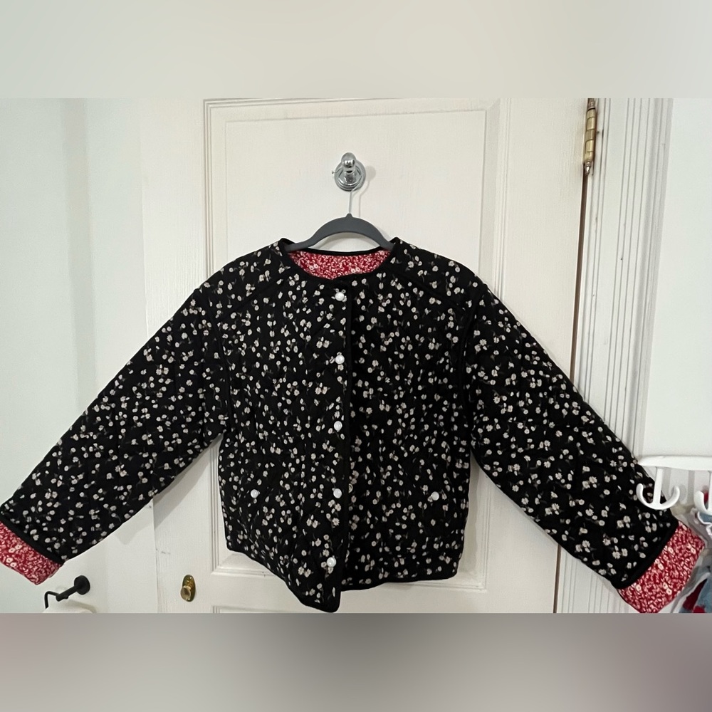 NWT Rouje Reversible Jacket with Red Lining